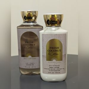 Fresh coconut and cotton by bath& body works